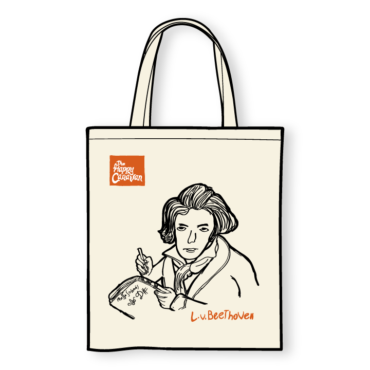 LV Beethoven Canvas Tote Bag